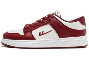 Кроссовки WARRIOR Skateboarding Shoes Unisex Low-top Burgundy, цвет Burgundy