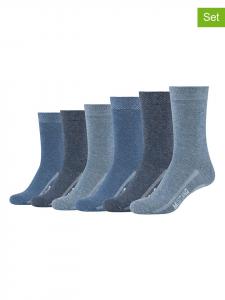Mustang Набор из 6 пар носков синего/темно-синего цвета