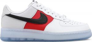 Кроссовки Nike Air Force 1 '07 LV8 EMB 'Icy Soles - University Red', белый