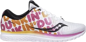 Кроссовки Saucony Dunkin x Wmns Kinvara 10 Classic Dunkin Print, белый