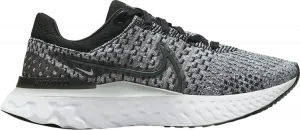 Кроссовки Nike Wmns React Infinity Run Flyknit 3 'Black Dark Smoke Grey', черный