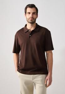 Поло Pier One, темно-коричневый