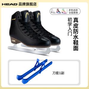 HEAD Коньки для фигурного катания для начинающих, коньки для взрослых и детей, роликовые коньки для мужчин и женщин F600 Black Pro [одна пара чехлов для лезвий] размер 37