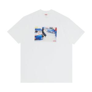 Футболка Supreme x Pope.L Training Crawl Tee 'White', белый