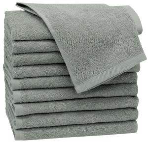 Гостевые полотенца набор  Zollner, светло-серый