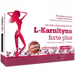 Olimp L-Karnityna 500 Forte Plus Добавка со вкусом вишни, 80 капсул/1 упаковка