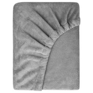 Простыня на резинке Ikea Kranssalvia, 120x200 см, серый