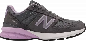 Кроссовки New Balance Wmns 990v5 Made In USA 'Lead Dark Violet Glow', серый
