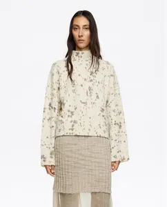 Женский свитер с высоким воротом и свободным кроем Bimba y Lola, белый