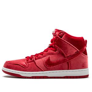 Кроссовки sb dunk высокие prm Nike, красный