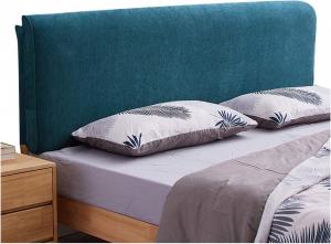 Подушка-подголовник для кровати LIANGJUN, с обивкой, предотвращающей столкновения, для двуспальной кровати, с моющимся чехлом из сверхтонкого волокна, размер Full (очень большой), легко устанавливается. CHIAPERINI, Dark Blue