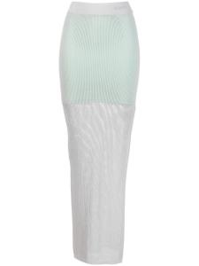 Patrizia Pepe трикотажная юбка макси, серый