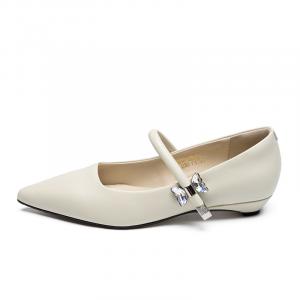 Женские повседневные туфли ZHR 2,5 см, цвет нюд