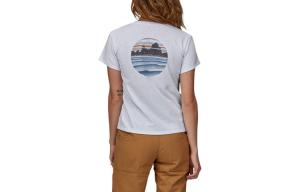 Футболка женская Patagonia, Ночной фиолетовый/Вечерний розовато-лиловый