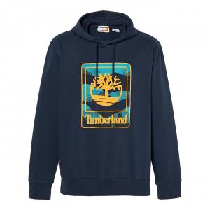 Timberland Мужская толстовка темно-синего цвета с драгоценным камнем
