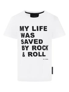 Футболка из хлопка John Richmond Junior, белый