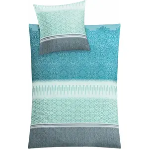 Постельное белье Little Cloud «Эстрелла» с рисунком Kleine Wolke, цвет petrol