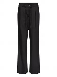 Брюки Harlem с кулиской и складками LouLou de Saison, черный