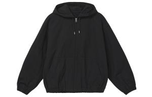 Куртка унисекс UNIQLO на молнии с капюшоном, 09 черный