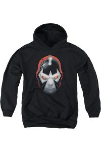 Бэтмен Бэйн худи с капюшоном для детей Gildan, черный