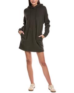 Вельветовый худи-платье от Graham & Spencer Velvet by Graham & Spencer, зеленый