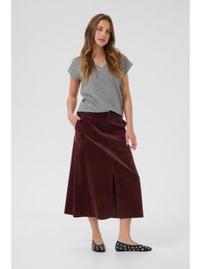CULTURE Юбка CUklay прямого кроя, цвет «Горький шоколад»