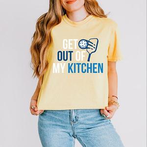 Боксерский кроп-топ Pickleball get out of my kitchen Simply Sage Market, Butter