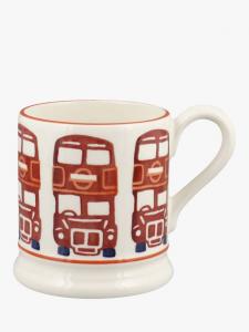 Керамическая кружка London Buses Half Pint, 300 мл, красная Emma Bridgewater, d