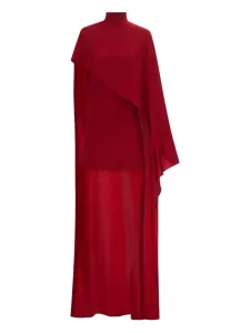 Мини-платье-пончо Carrington Taller Marmo, красный