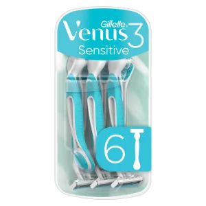 Gillette Venus 3 Sensitive женские бритвы, 6 шт/1 упаковка