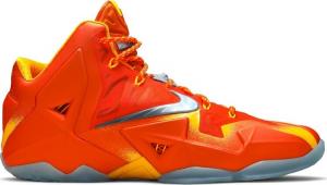 Кроссовки Nike LeBron 11 Preheat 'Forging Iron', оранжевый