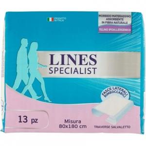 Lines Specialist Traverse Прокладки при недержании для мужчин и женщин, 13 шт. в упаковке, 80x180 см