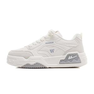 Женские противоскользящие амортизирующие износостойкие дышащие низкие скейтерские кроссовки Warrior Coverage, бежево-красные