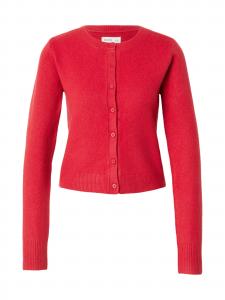 HOLLISTER Вязаный кардиган красного цвета