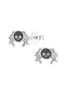 Alexander York Серьги-пауки, серьги-гвоздики из серебра 925 пробы, комплект из 2 штук