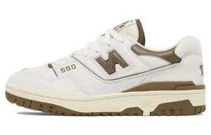 Кроссовки New Balance NB 550 Vintage Basketball Unisex, белый/темно-зеленый