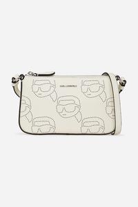 Кожаная сумка IKON Karl Lagerfeld, белый