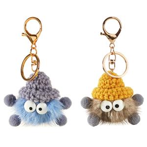 Мягкая подвеска из искусственного меха норки высотой 7 см Bowl