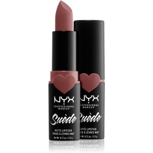 NYX Professional Makeup Suede Matte Lipstick матовая помада оттенка 05 Brunch Me 3,5 г
