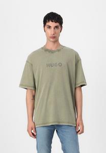 Рубашка с принтом NEBUTE HUGO, зеленый