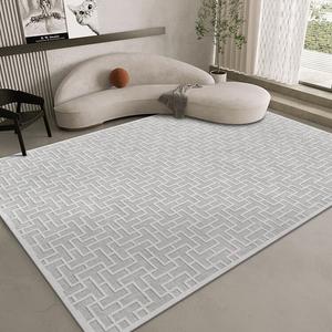 Budis Ковер 300х400 см для гостиной/спальни в японском стиле Muying, звукоизоляционный, минимализм, полное покрытие, стиль ваби-саби