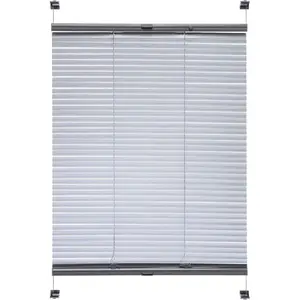 Жалюзи Klemmfix-алюминиевые жалюзи без сверления, натягиваются Liedeco, серебристый