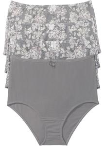 Трусы на талии (4 шт) Bpc Bonprix Collection, серый