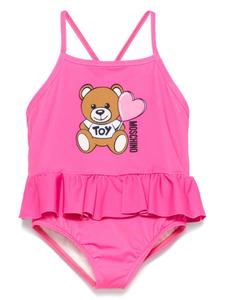 Купальник Teddy Bear Moschino Kids, розовый