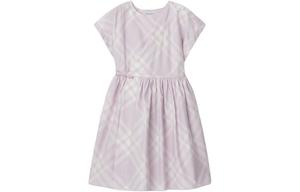 Детское платье Burberry, нежно-сиреневый лиловый