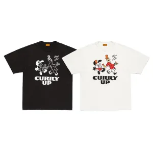 Футболка CURRY UP X VERDY Collaboration FW25 Unisex HUMAN MADE, белый