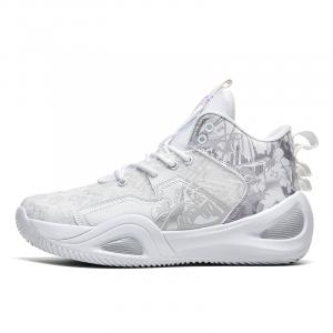 Баскетбольные кроссовки для детей начальной школы CAMKIDS, белый/серый