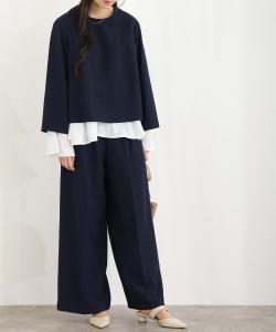 Костюм-тройка с блузкой Pourvous, цвет Navy