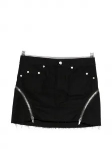 Мини-юбка Bolan Banana с молниями Rick Owens, черный