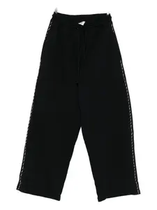 Брюки из хлопка широкого кроя Glass Cypress, черный